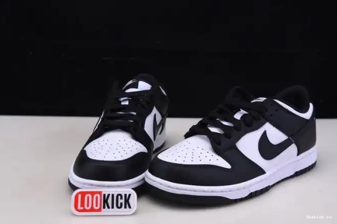 Reps (2021) Low Nike Black Retro Dunk White DD1391-100 0302