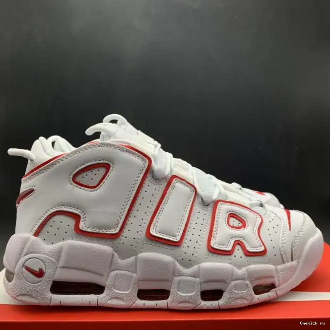 Onekick Uptempo Air Varsity White Red 415082-108 Outline Nike More 0302