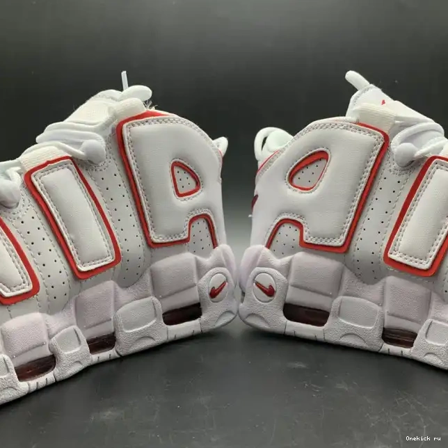 Onekick Uptempo Air Varsity White Red 415082-108 Outline Nike More 0302