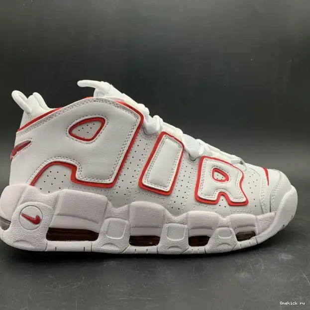 Onekick Uptempo Air Varsity White Red 415082-108 Outline Nike More 0302